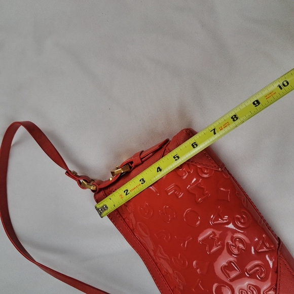 Marc by Marc Jacobs Red Alphabet Crossbody 100% Cow Leather Vintage - Picture 14 of 16